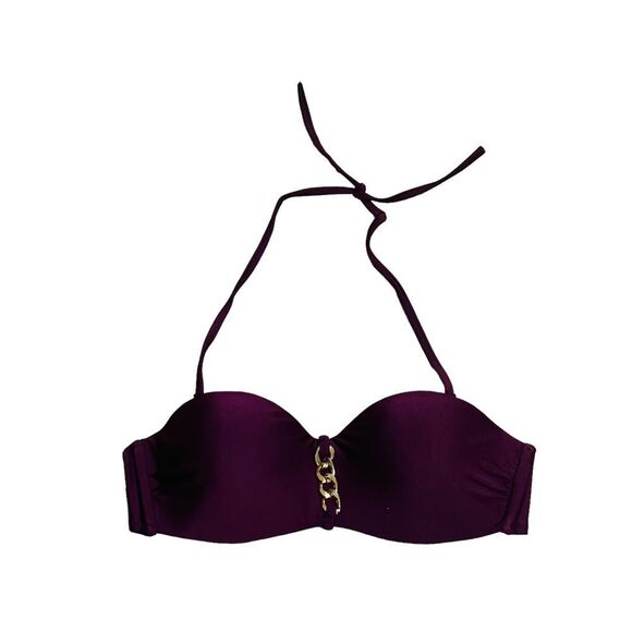 NWT Purple Floral Fringe Cheeky Bikini - Size Small - Picture 13 of 16